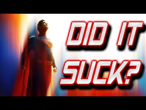 Superman Movie Review | Did It Suck? | Let's Talk Episode 99