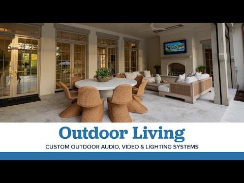 Bring Your Backyard To Life: Outdoor Speakers, Tvs & Smart Lighting
