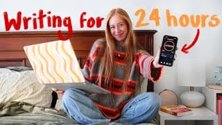 I Tried To Write A Book In 24 Hours!! ✍🏻📖😳