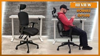 Boulies Op300 Ergonomic Chair Unboxing & Review. Affordable Comfort!
