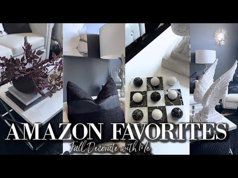 Designer Fall Look 👀 For Less | Amazon Favorites That Transform Your Home For Fall!