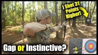 Gap Vs Instinctive? I Shot Both For Score With My Trad Bow