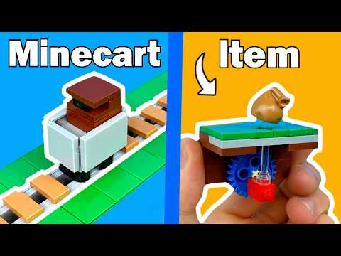 I Built Working Lego Minecraft Mechanisms...