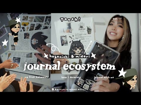 A New Chapter: My First Hobonichi + How To Make A Journal Ecosystem! + Midori! | Tiffany Weng