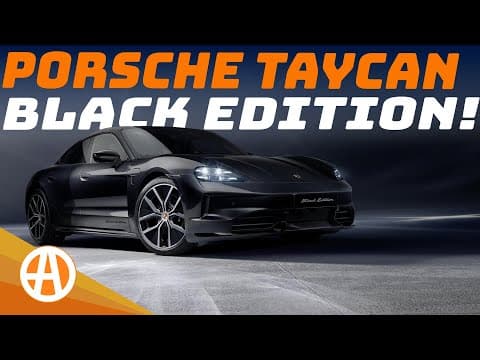 Porsche Taycan Black Edition Adds Range & Power As Standard Kit