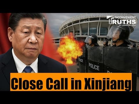 Breaking: Explosion Scare: Xi Jinping Nearly Hit In Xinjiang