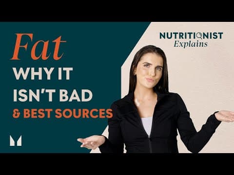 Why The Fats In Our Diet Are Important | Nutritionist Explains | Myprotein