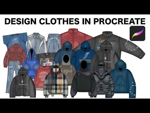 How To Use Procreate Clothing Brushes To Design Clothes 2026