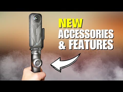 Insta360 X5 - Big Update With 8 New Accessories & Features
