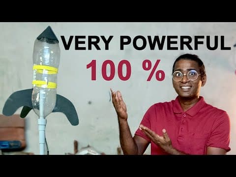 How To Make Bottle Rockets At Home? 🚀🔥”