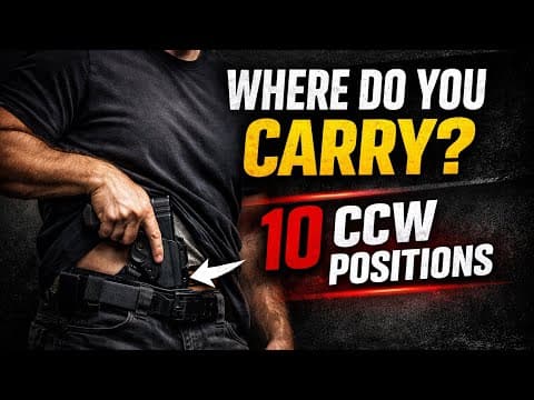 Concealed Carry Positions Explained | Ultimate Guide To 10 Ccw Carry Methods