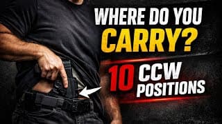Concealed Carry Positions Explained | Ultimate Guide To 10 Ccw Carry Methods