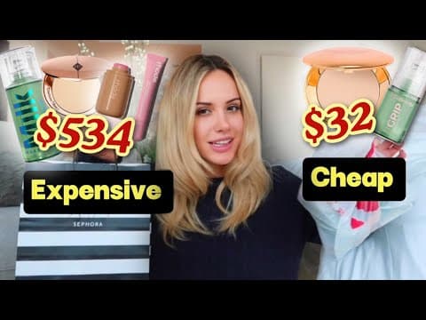 Most Expensive Vs. Cheapest Makeup *is It Worth Your $$$!*