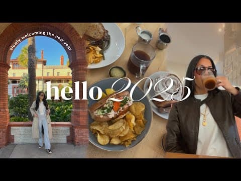 Slowly Welcoming 2025: Christmas & A Staycation In St. Augustine!!