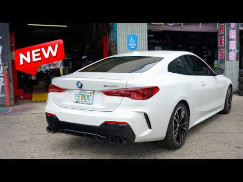 Bmw M440i Muffler Delete + Quad Tips