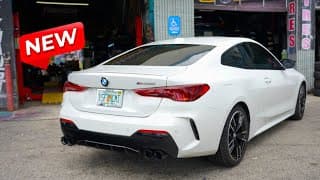 Bmw M440i Muffler Delete + Quad Tips