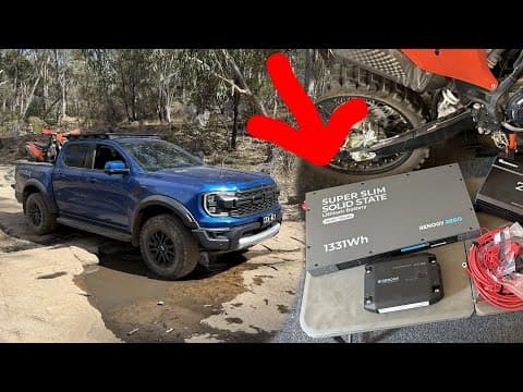 Installing A Renogy Solid State Battery In My Ford Ranger Raptor!