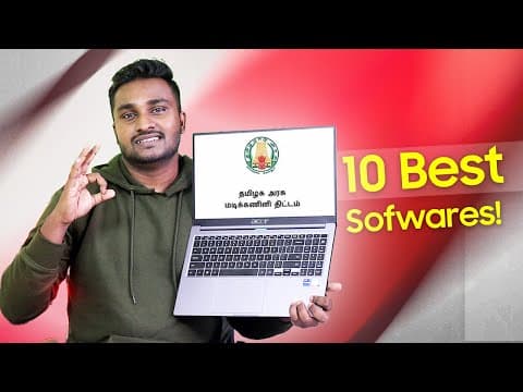 10 Best Software✅ உங்க புதிய Goverment Laptop-க்கு Must Install🔥!