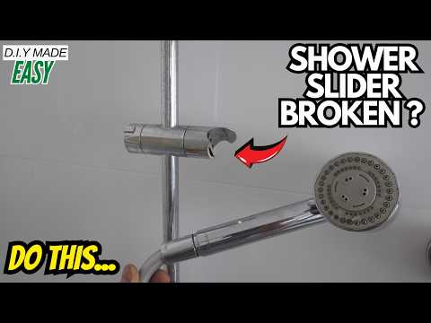 Shower Slider Broken? Don't Replace The Whole Rail
