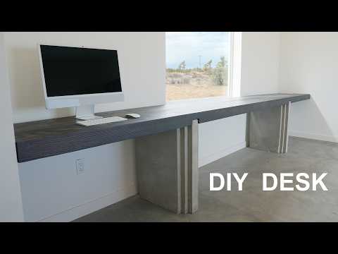I Built A 14-foot Brutalist Desk