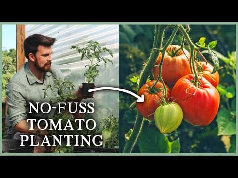 My No-fuss Way Of Planting Out Tomatoes | The Kitchen Garden Ep5