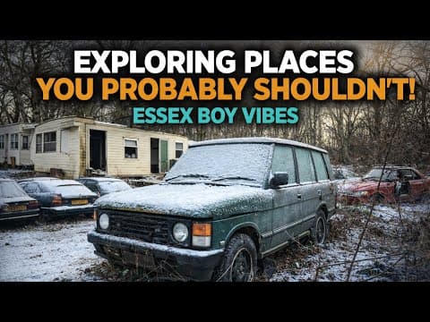 Unbelievable Classic Cars At This Abandoned Traveller Site! Did We Find The Essex Boys Range Rover?