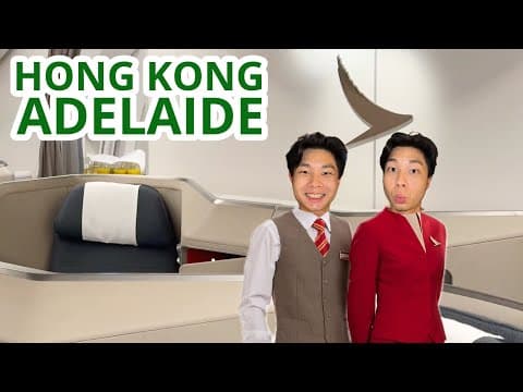 Cathay Pacific A350-900 Business Class To Adelaide 🇦🇺
