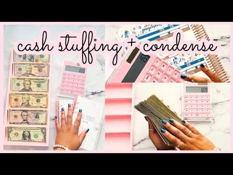 First Cash Stuffing Of 2026 + Cash Condense | $1,000 Paycheck Cash Stuffing | Savings Challenges