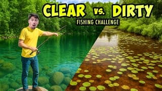 Ultra Clear Vs. Dirty Swamp Fishing Challenge!