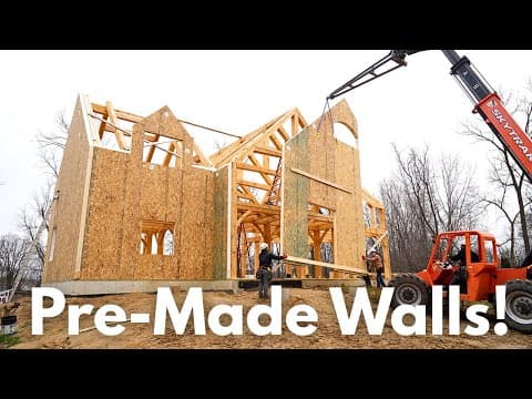 Installing Sip Walls On My Timber Frame House // Ep. 12