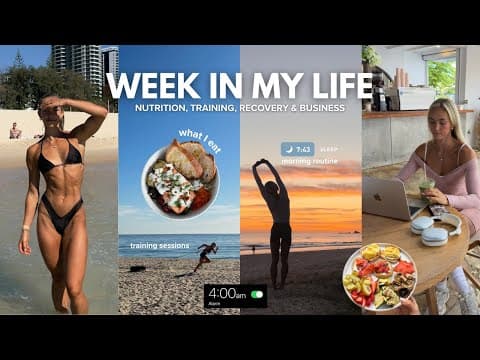 Weekly Vlog | What I Eat, How I Train & My Morning Routine For Productivity, Performance & Wellness