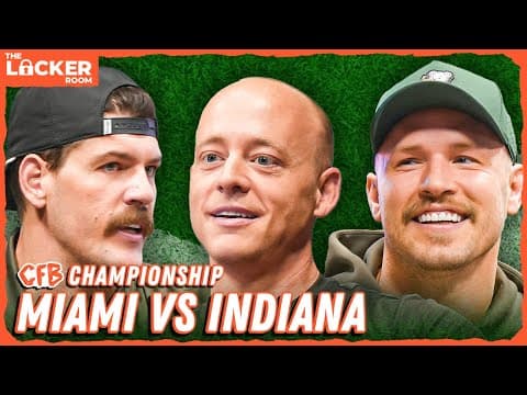 Miami Vs. Indiana Cfp National Championship Picks W/ Josh Pate, Will Compton & Taylor Lewan