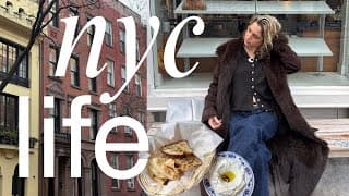 Winter In Nyc | Eating Good Food, Being Productive & Cozy Days