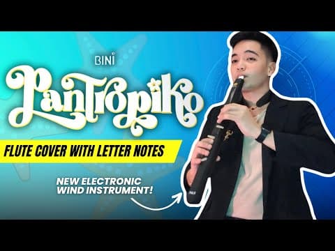 Bini - Pantripiko | Electronic Flute Cover With Letter Notes Chords