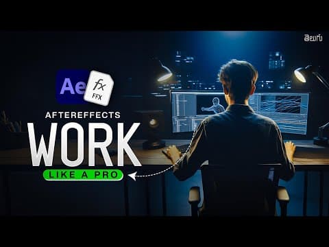 Work Like A Pro In Aftereffects || Save Animation Presets || Ffx File || In Telugu || Nithish Fx