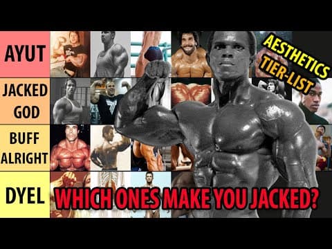 The Most Important Muscles To Look Jacked (aesthetics Tier-list)