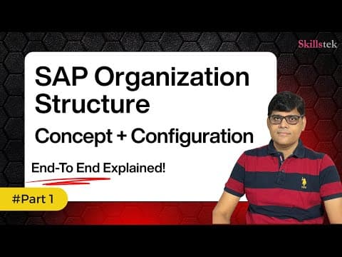 What Is Sap Organization Structure? How To Configure It In S4 Hana? - Full Process Explained!