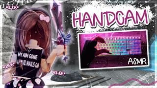 Playing Mm2 With Handcam 🩷🔪