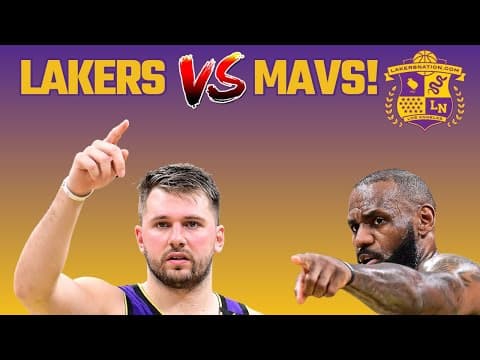 Lakers Vs Mavs Live Play By Play & Reaction
