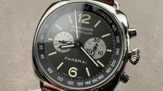Panerai Radiomir Chronograph Wempe Pam 218 Panerai Watch Review