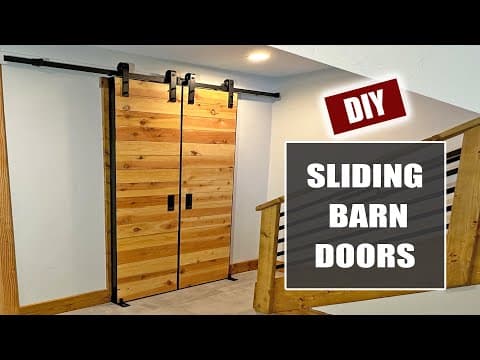 How We Built Our Own Barn Doors!