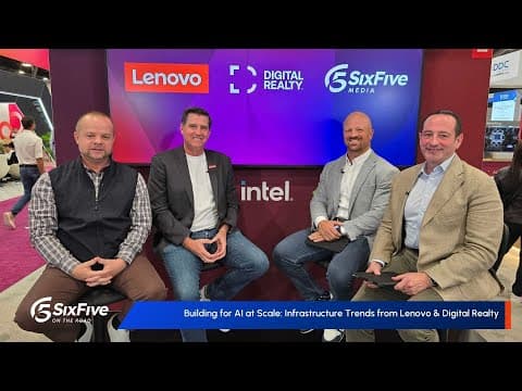 Building For Ai At Scale: Infrastructure Trends From Lenovo & Digital Realty - Six Five On The Road
