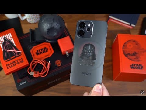 Oppo Reno14 F Star Wars "dark Side Limited Edition" Unboxing!