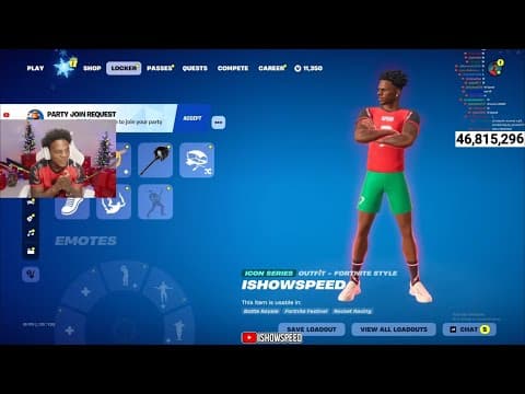 Fortnite Skin Reveal!  🕺⛏️ Not Ending Until I Win