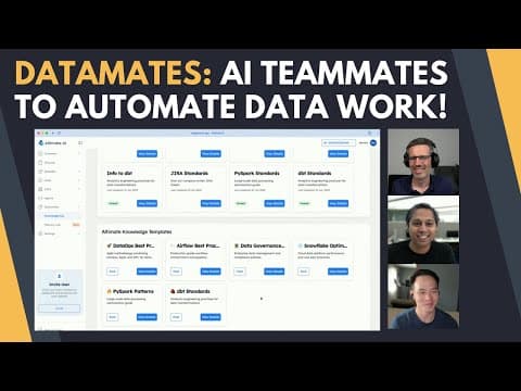 Datamates - Ai Teammates To Automate Data Work!
