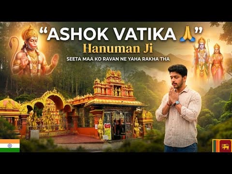Ashok Vatika Mil Gayi 🙏 Jahan Hanuman Ji Mile Sita Mata Se 🔱 Nuwara Eliya Scooty Ride 😱 Ramayan