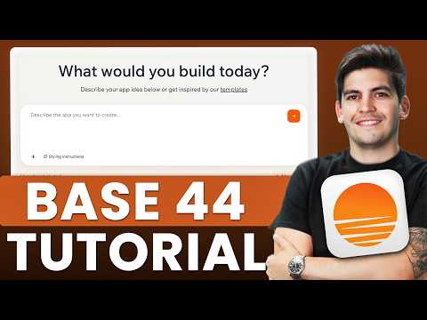 Base44 Tutorial For Beginners (2026) – Build Anything In Minutes