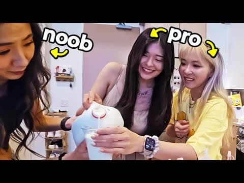 I Trained Fuslie & Kkatamina To Become Baristas