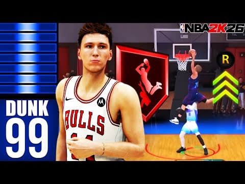 99 Driving Dunk & Legend Posterizer Is Unstoppable In Random Rec (nba 2k26)