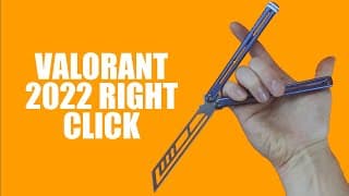 Butterfly Knife Tricks For Beginners #13.2 (valorant 2022 Right Click)